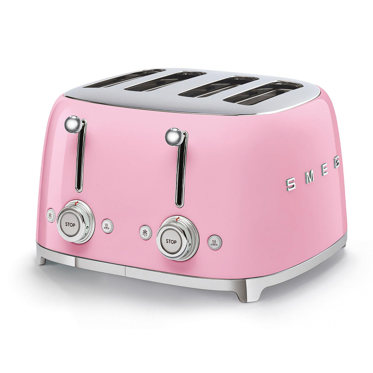 Smeg 4 Slice 4 Slot Toaster Pink
