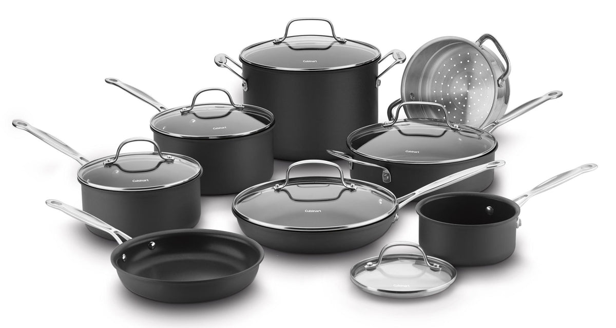 Cuisinart 14-Pc Chef's Classic Non-Stick Hard Anodized Cookware