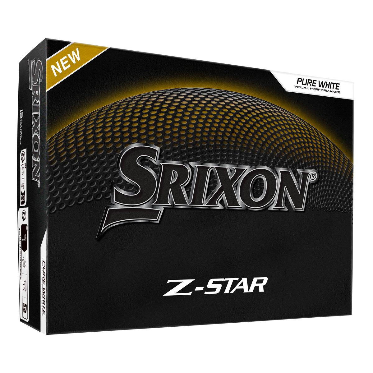 Srixon Z-Star 9 White Golf Balls - 1 Dozen