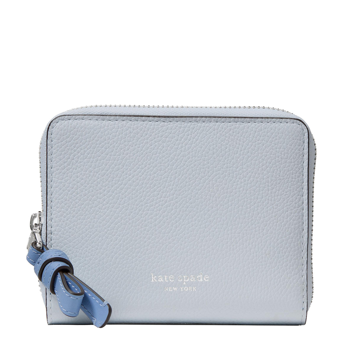 kate spade new york Loop Colorblocked Small Zip Around Wallet - Pale Sapphirine