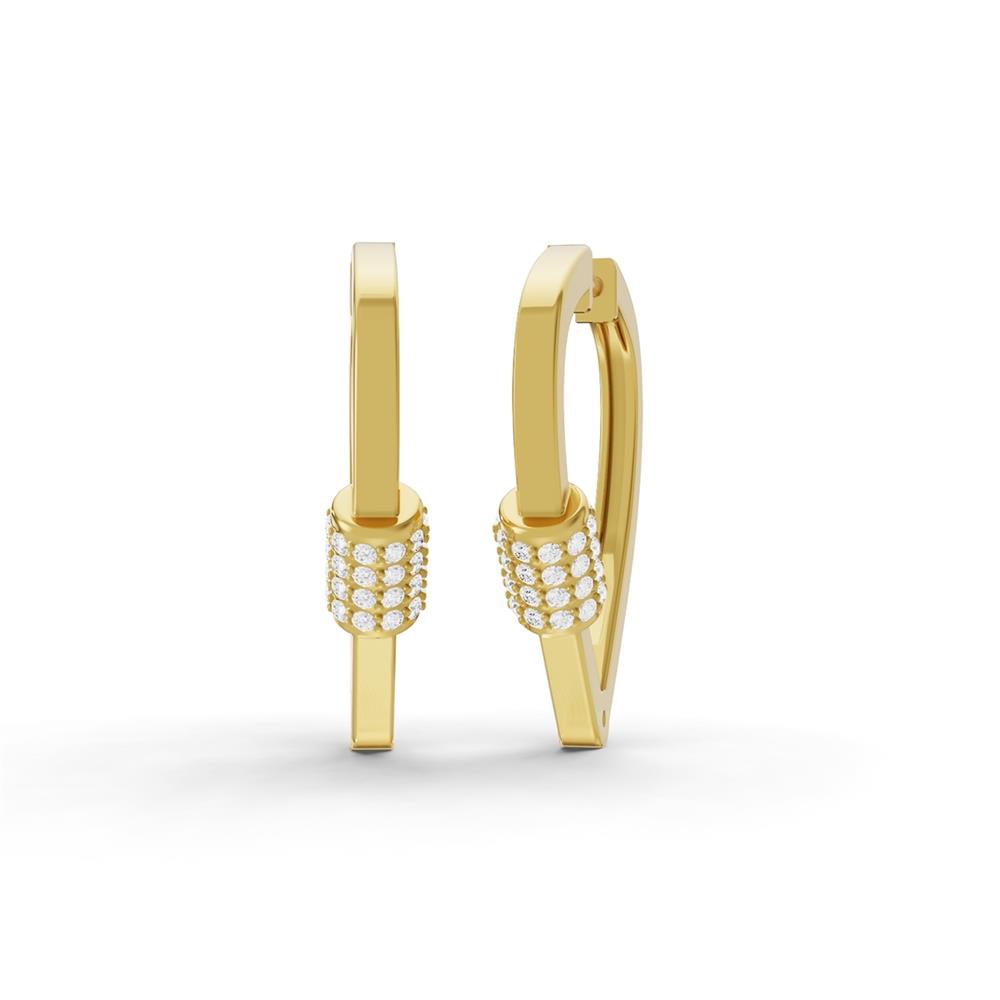 Prestige Boutique Diamonds Heart Shape Lab Diamond Huggies Hoop Earrings Size 0.4 CTW