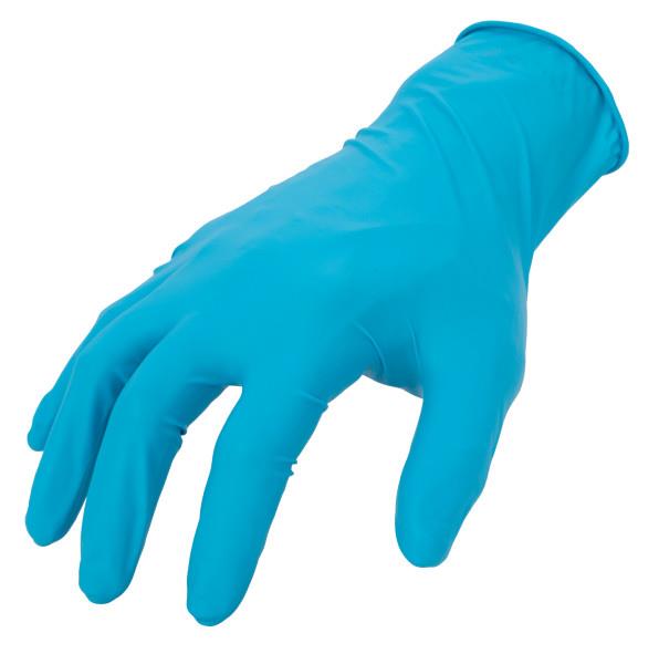 JS Products 212 Performance Latex Free Blue Disposable 8mil Nitrile Gloves, LG (100 Count)