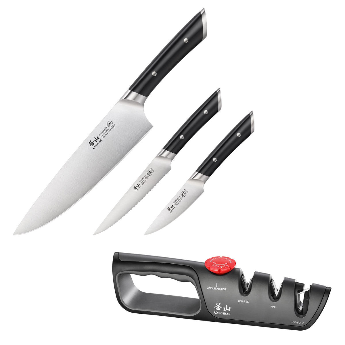 Cangshan 3-Piece Helena Starter Set w/Sharpener