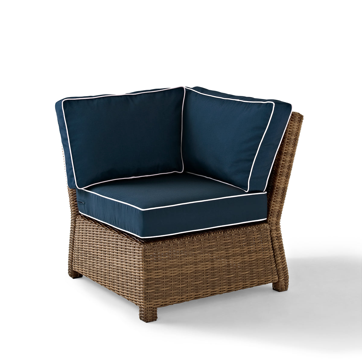 Crosley Outdoor Bradenton Wicker Corner Outdoor Sectional Chair