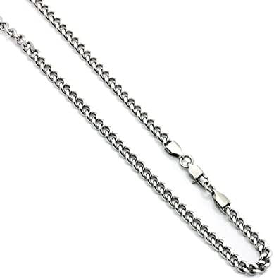 Completely Bella Stainless Steel 18" 1/4" wide Cable Link Necklace
