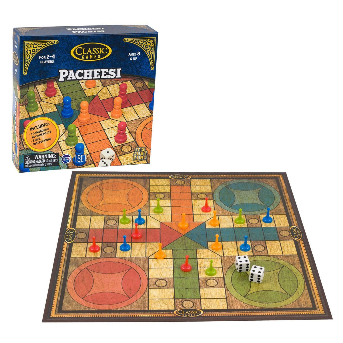 Bella Home Classic Pacheesi Board Game