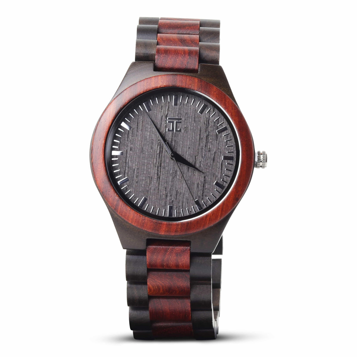 Joycoast Molten Red Sandalwood & Ebony Wooden Watch