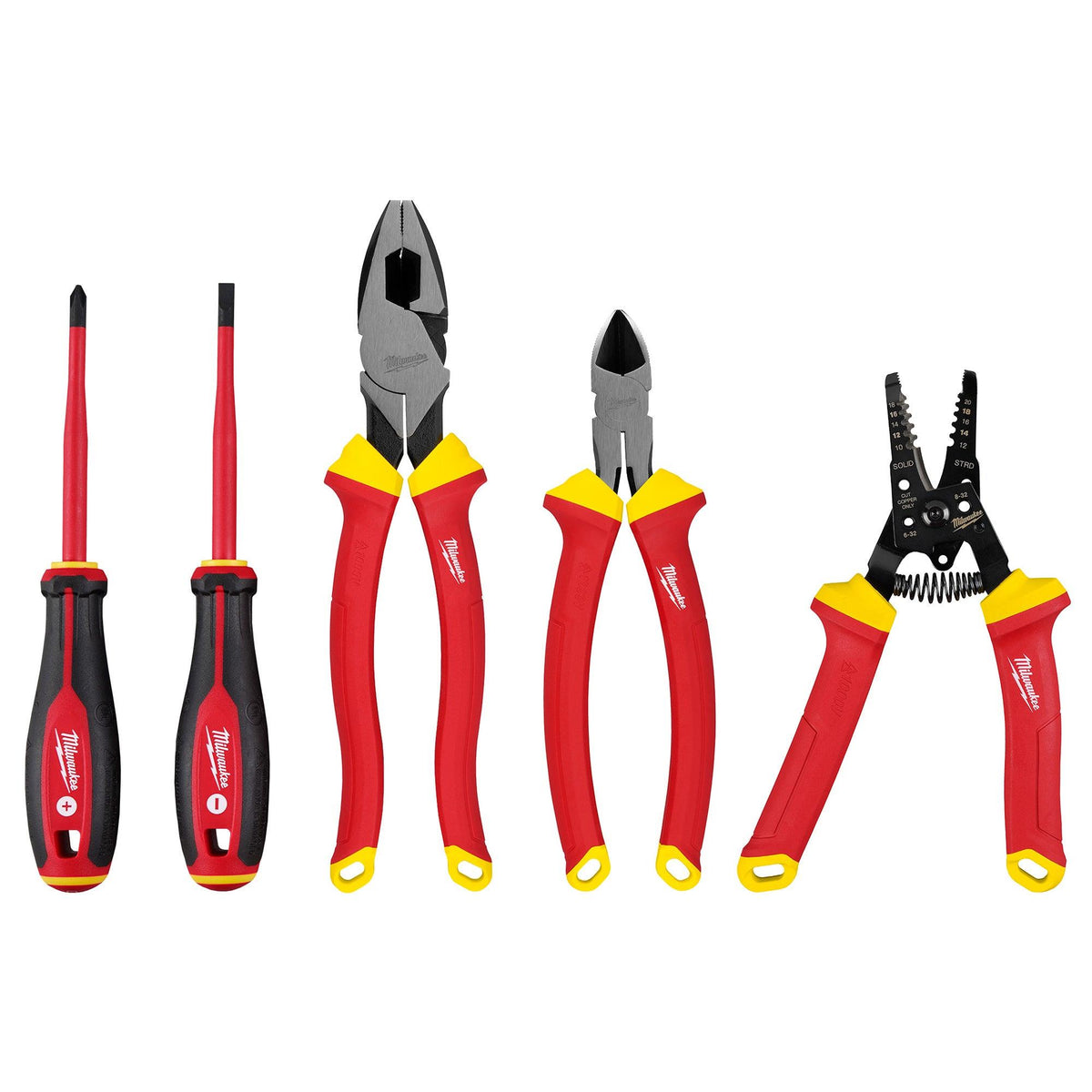Milwaukee 5pc 1000V Insulated Hand Tool Se