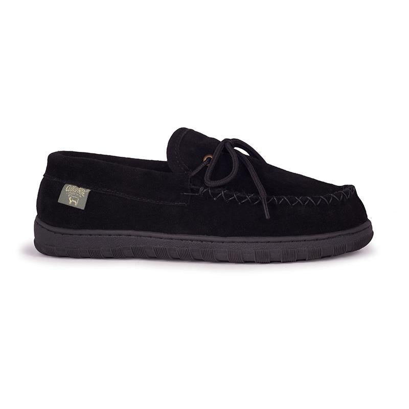 Cloud Nine Sheepskin Men's Moccasin-Black-11