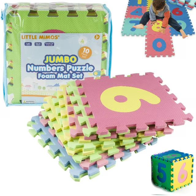 Bella Home Jumbo Foam Mat Set