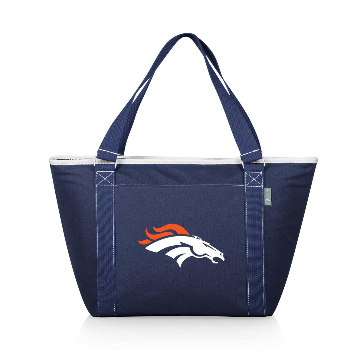 Picnic Time Denver Broncos - Topanga Cooler Tote Bag, (Navy Blue)