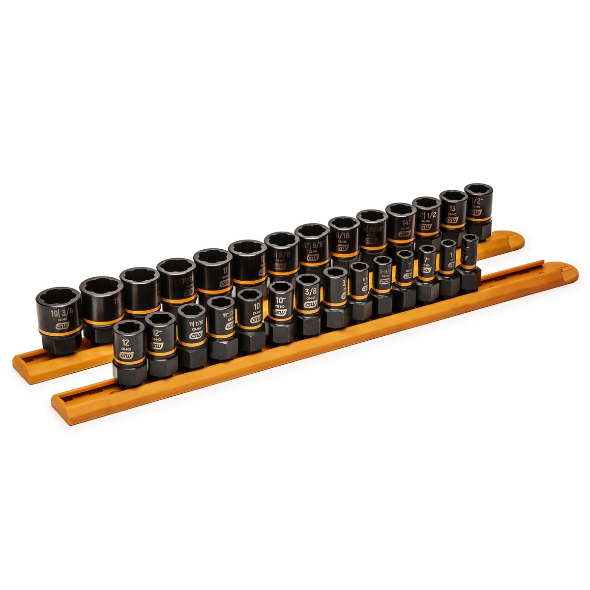 Apex GearWrench 28 Pc. 1/4" & 3/8" Drive Bolt Biter Impact Extraction Socket Set