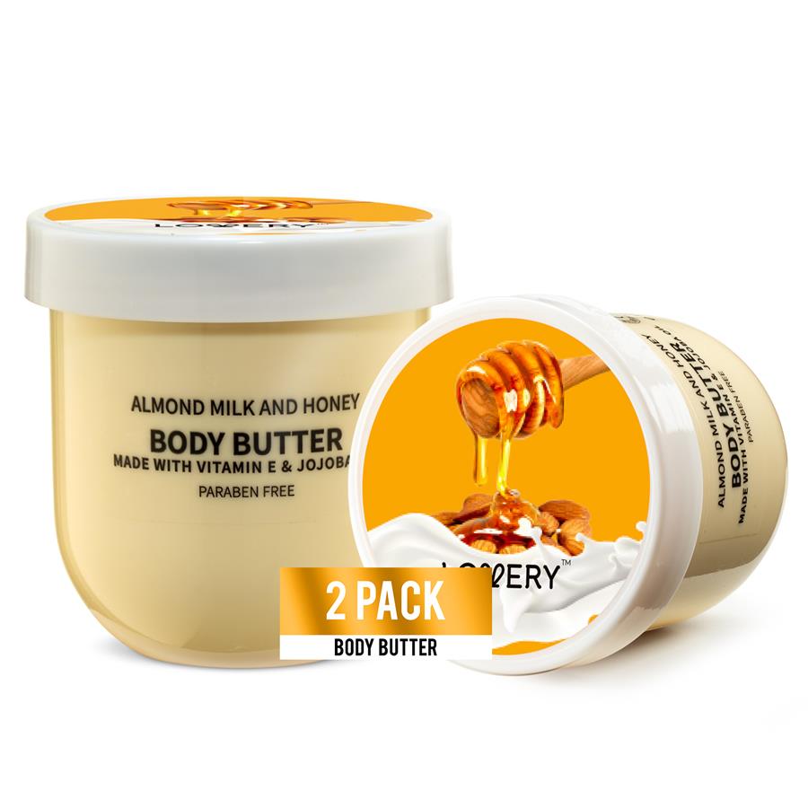 Lovery Almond Milk Whipped Body Butter Size 2 Pieces