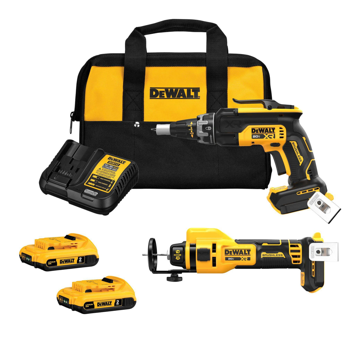 DeWalt 20V MAX XR Screwgun & Cut-Out Tool Combo Kit