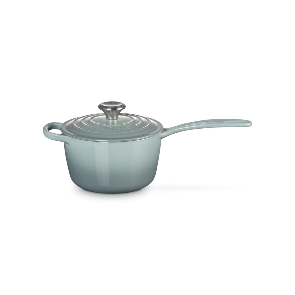 Le Creuset 1.75qt Signature Cast Iron Precision Pour Saucepan Sea Salt