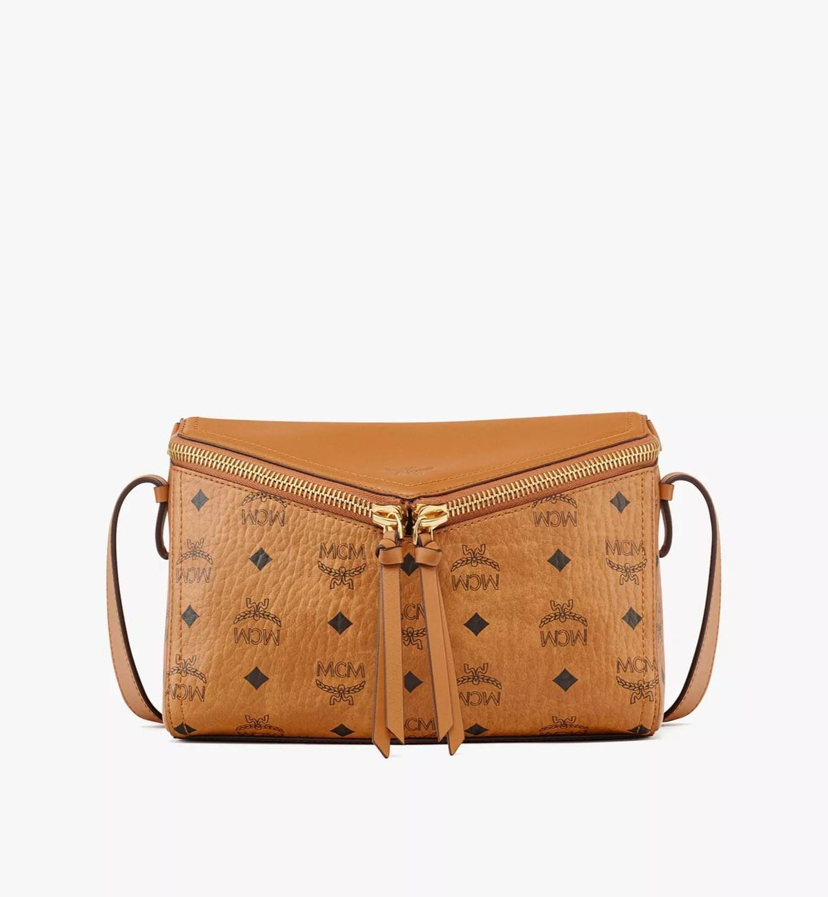 MCM Diamant 3D Shoulder Bag in Visetos Size Small