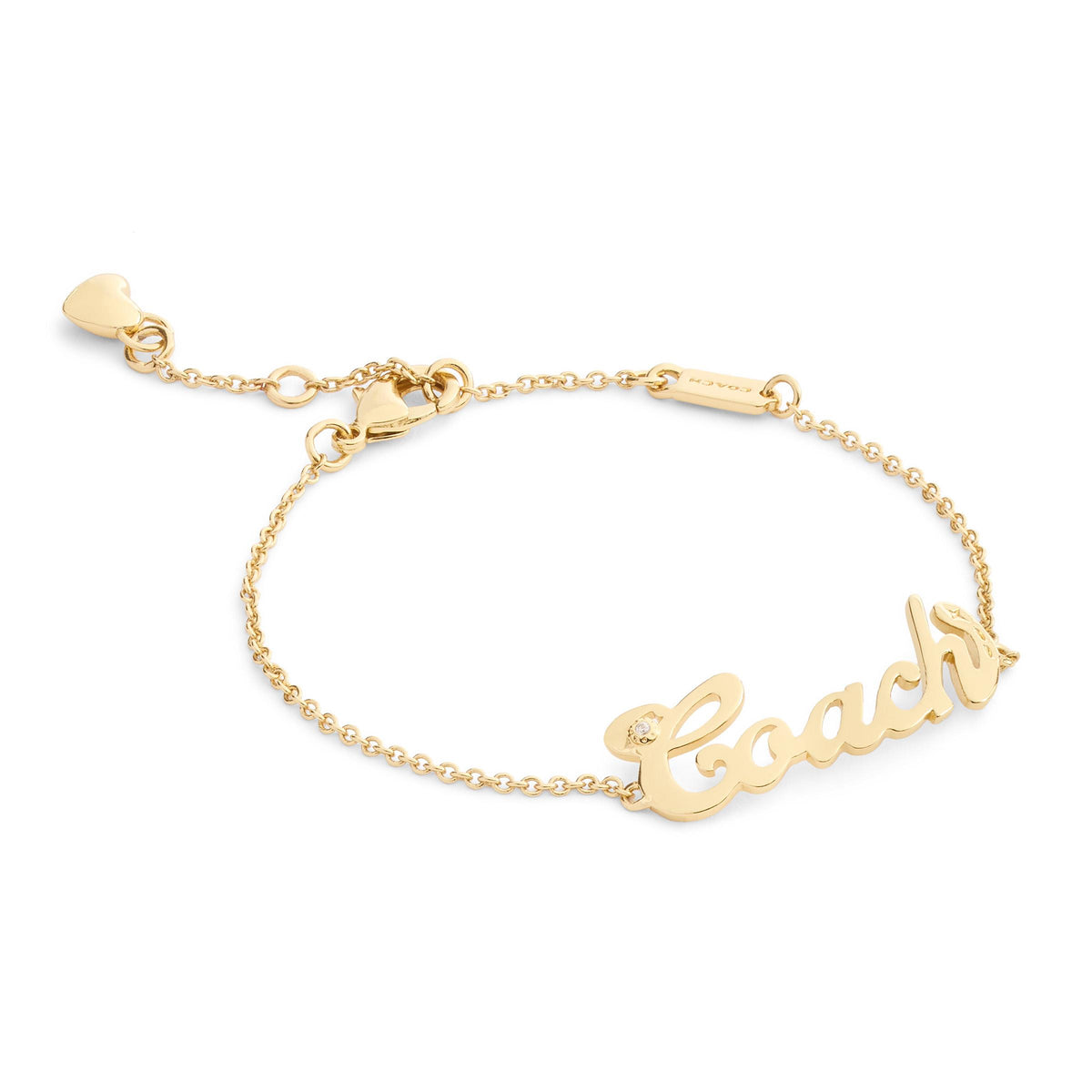 COACH Nameplate Flex Bracelet - Gold