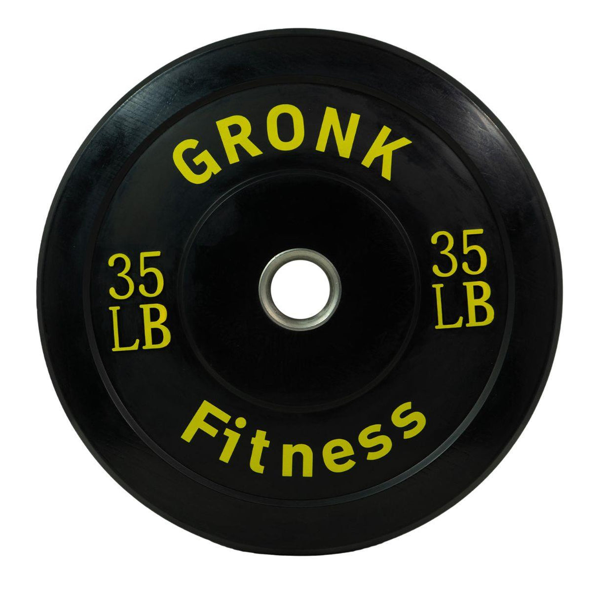 Gronk Fitness Bumper Plate 35LB - YELLOW