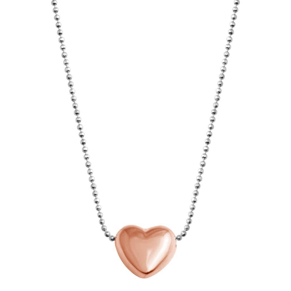 Infinity Luxe Jewelry Collection Sliding Heart Necklace