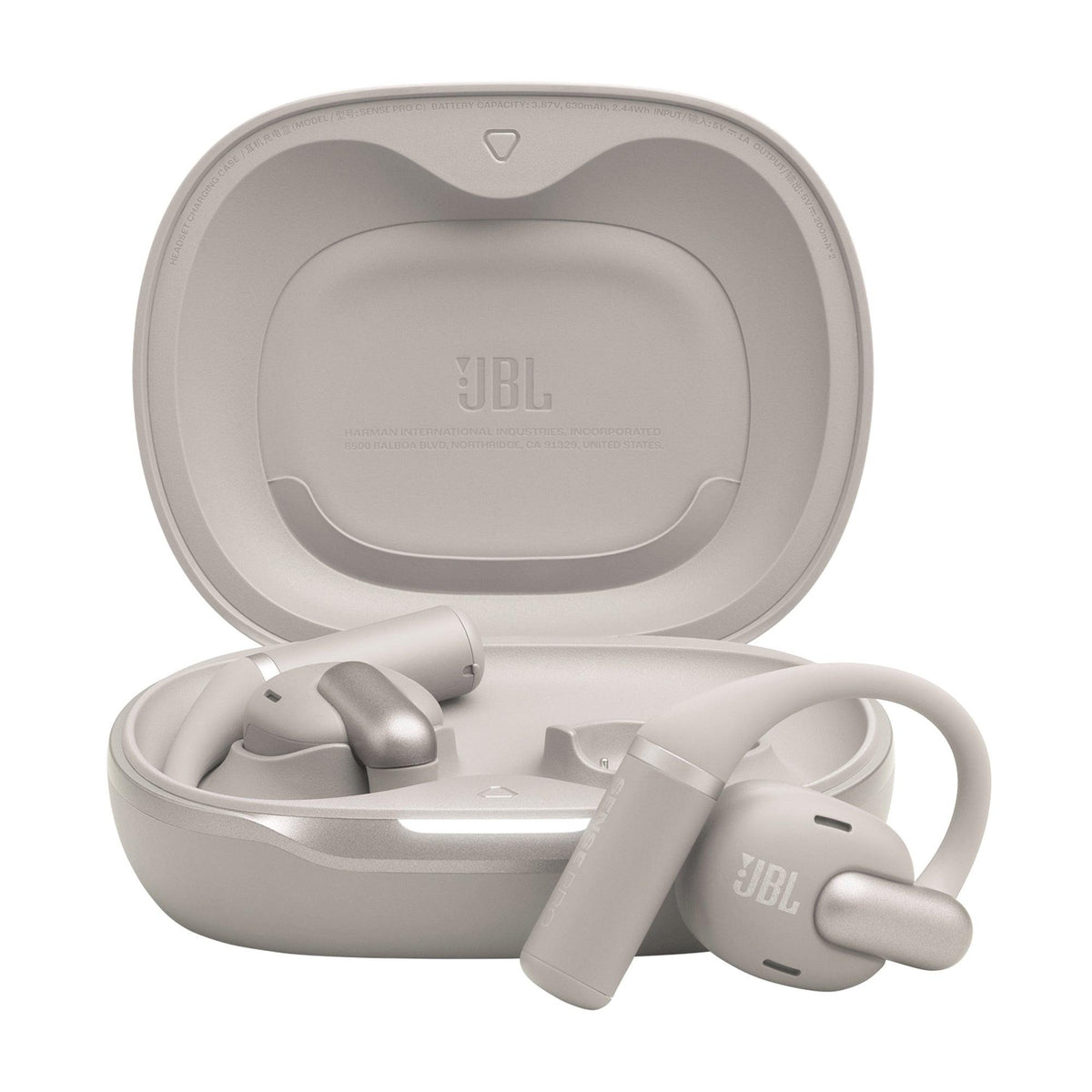 JBL Sense Pro True Wireless Open Ear Earbuds Gray