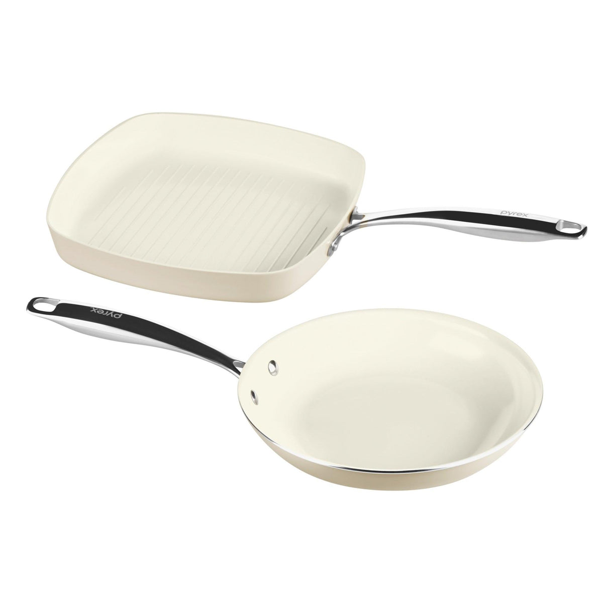 Pyrex 2pc Cook It Ceramic Pan Set