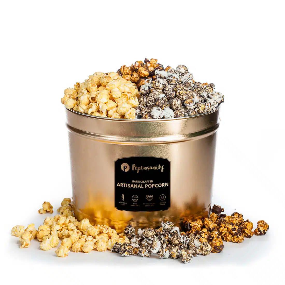 Popinsanity 2.0 Gallon Popcorn Tin - 3 Flavors