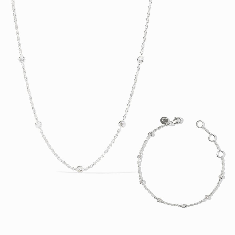 Julie Vos Celeste Delicate Necklace and Bracelet