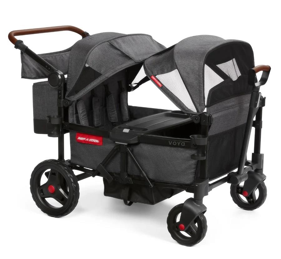 Radio Flyer Voya Quad 4 Seat Stroller Wagon