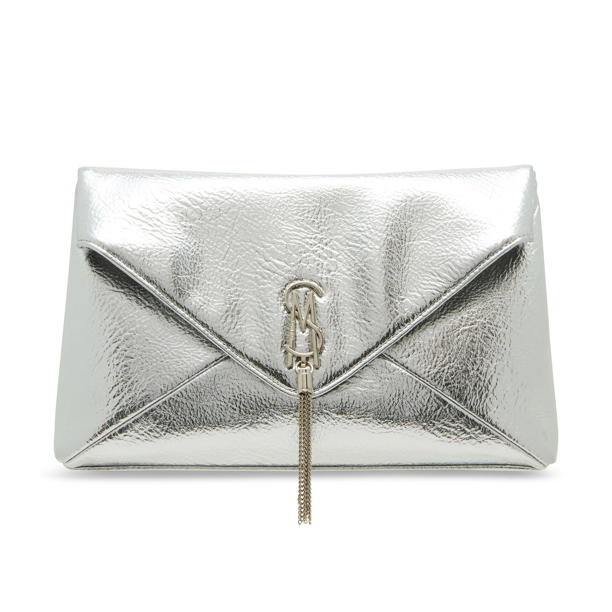 Steve Madden PARTAY Large Clutch Crossbody - Silver