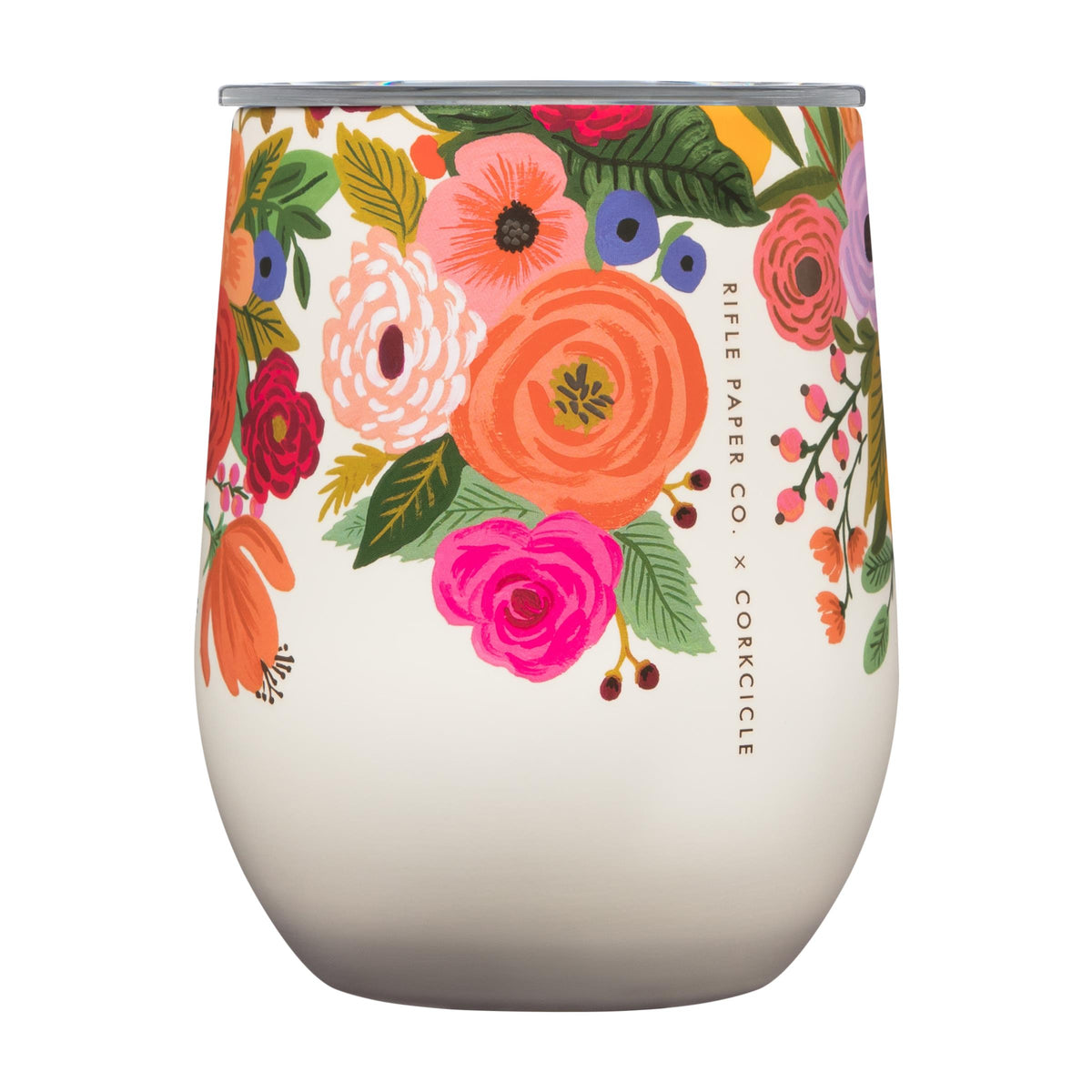 Corkcicle 12oz Stemless Wine Cup - Rifle Paper Garden Party