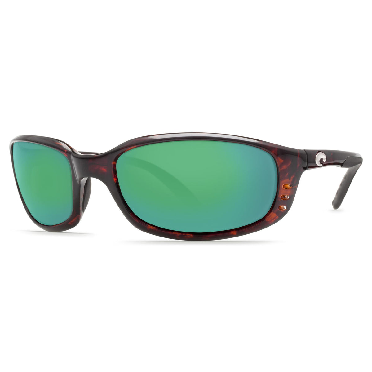 Costa Del Mar Brine Polarized Sunglasses - Tortoise/Green Mirror