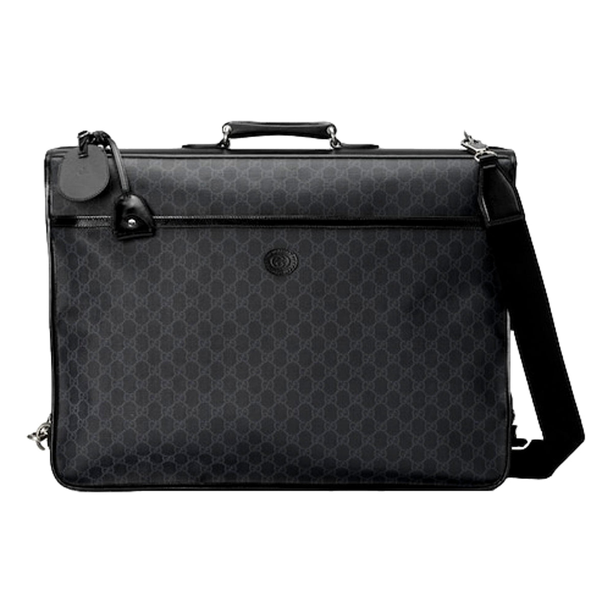 Gucci Supreme Interlocking GG Supreme Black Garment Bag Holdall