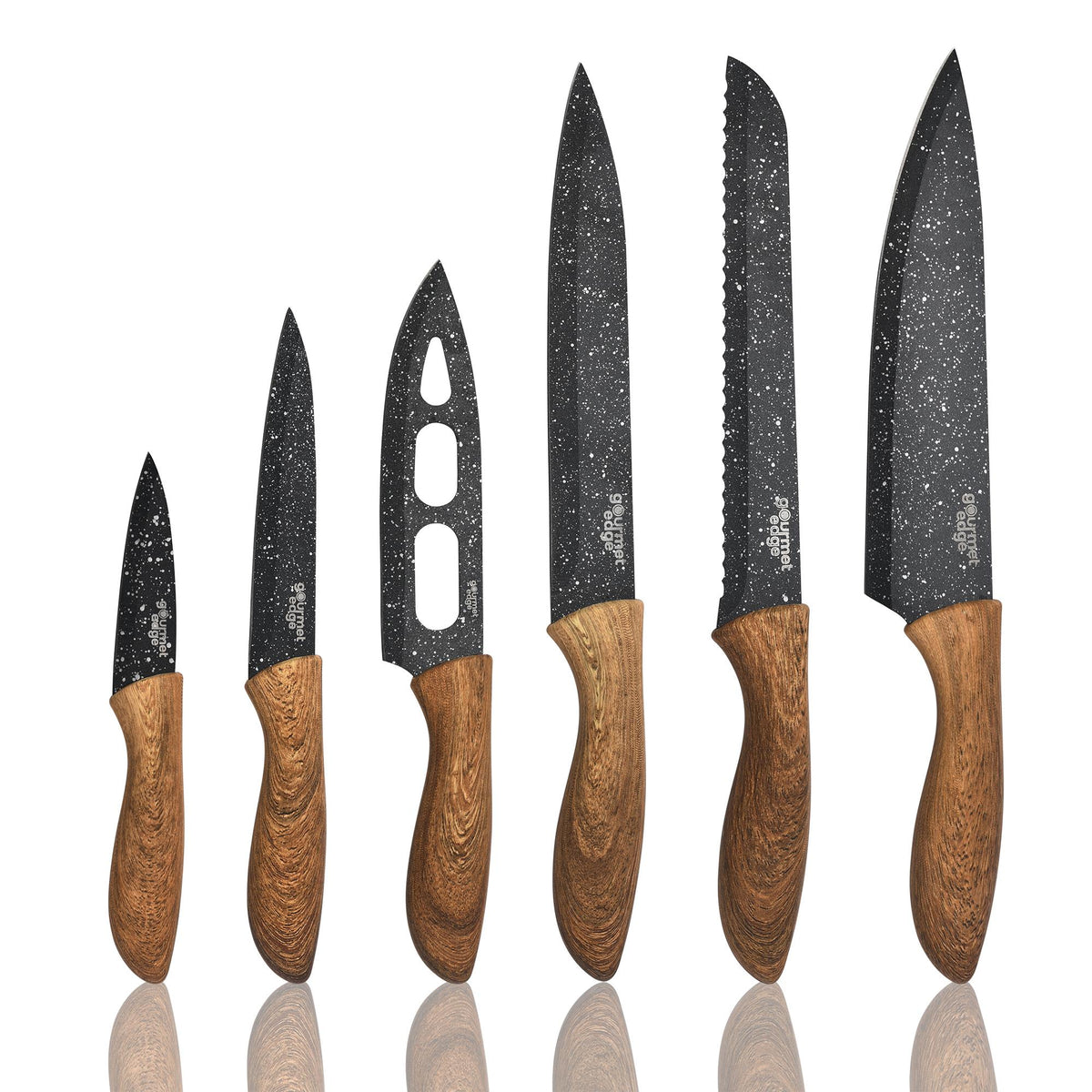 Gourmet Edge 6pc Nutri Blade Knife Set