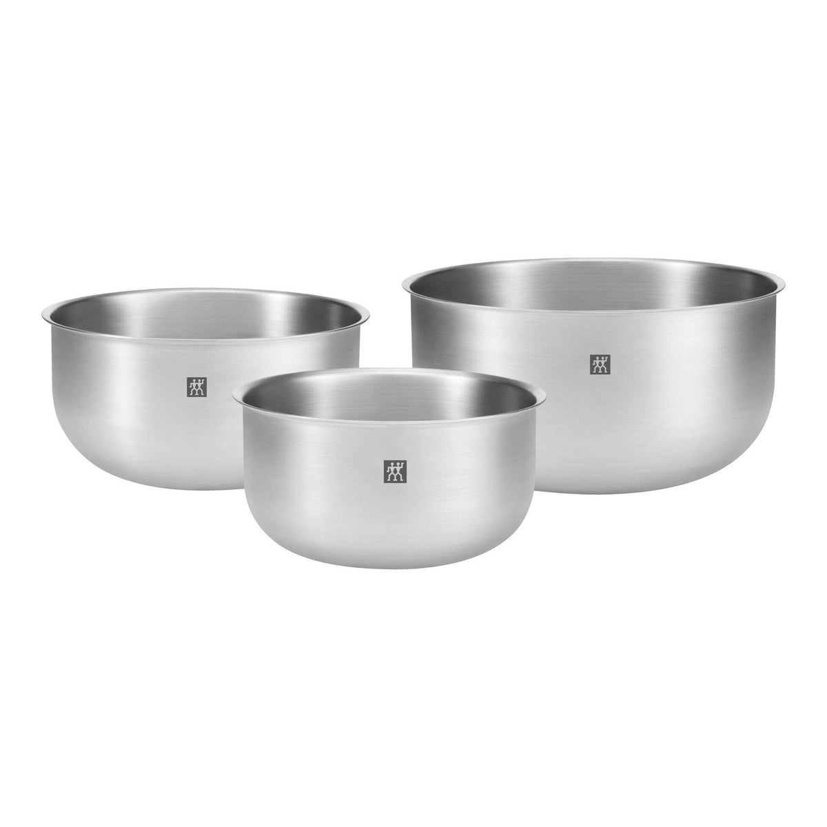 Zwilling 3pc Prep Stainless Steel Nesting Bowl Set Silver