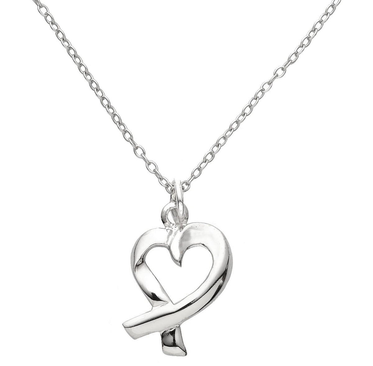 Jilco Inc Sterling Silver Heart Necklace