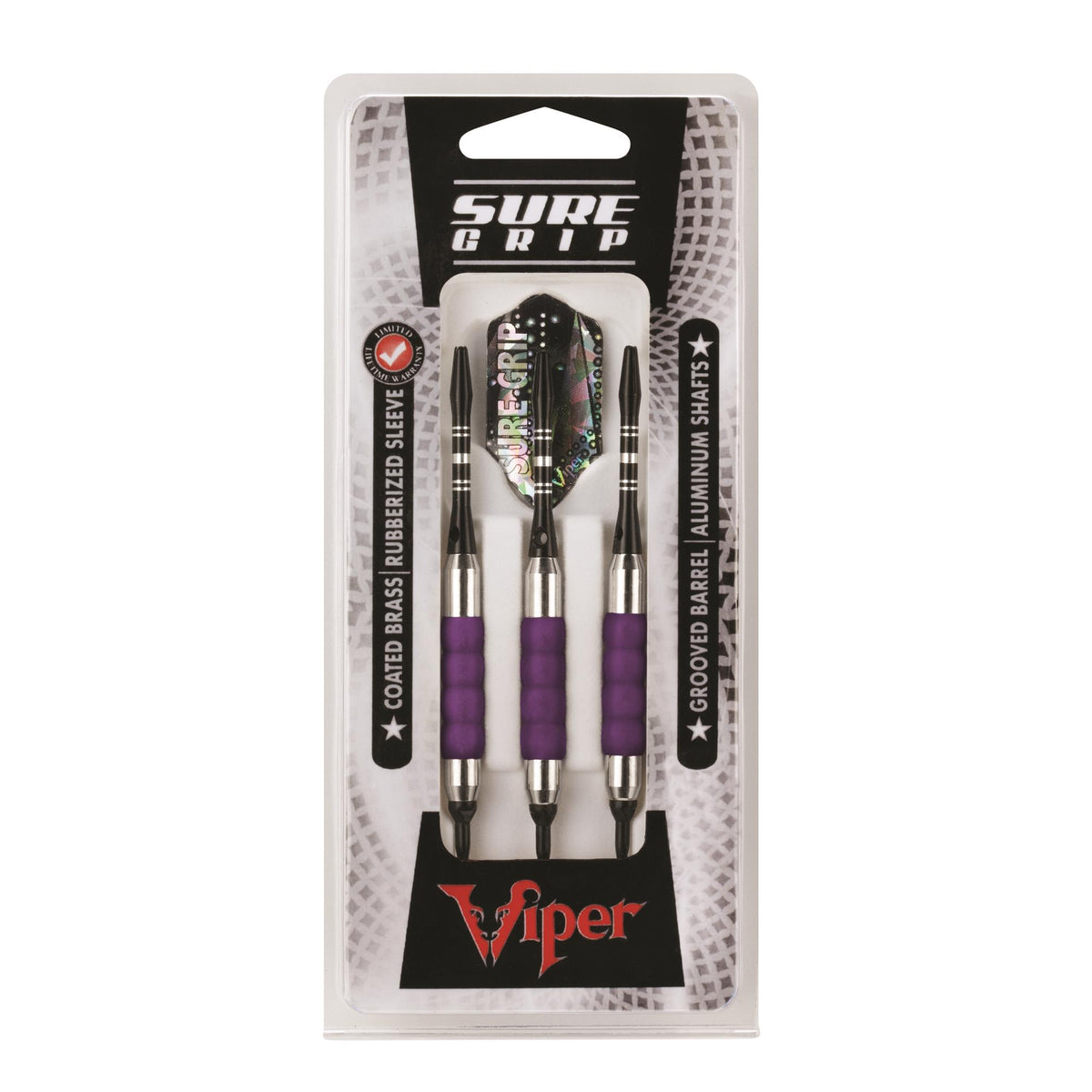Viper Sure Grip Purple Soft Tip Darts 18 Grams