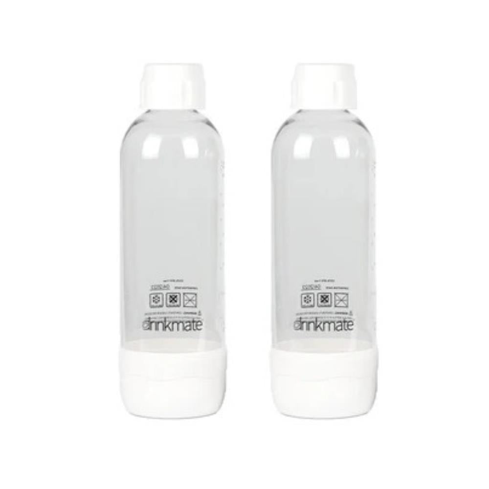 Drinkmate White 1.0L Twin-Pack of spare bottles