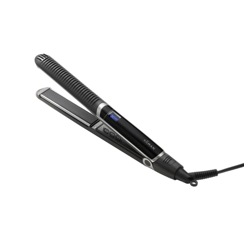 Ya-Man USA Spa Styler Straight + Wave 2-in-1 Flat Iron & Curler Slate Gray