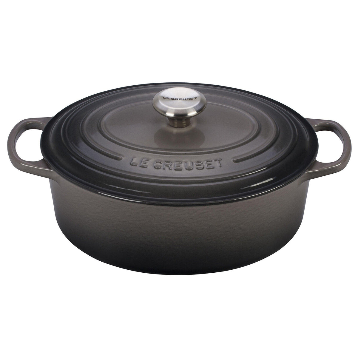 Le Creuset 5qt Signature Cast Iron Oval Dutch Oven Oyster