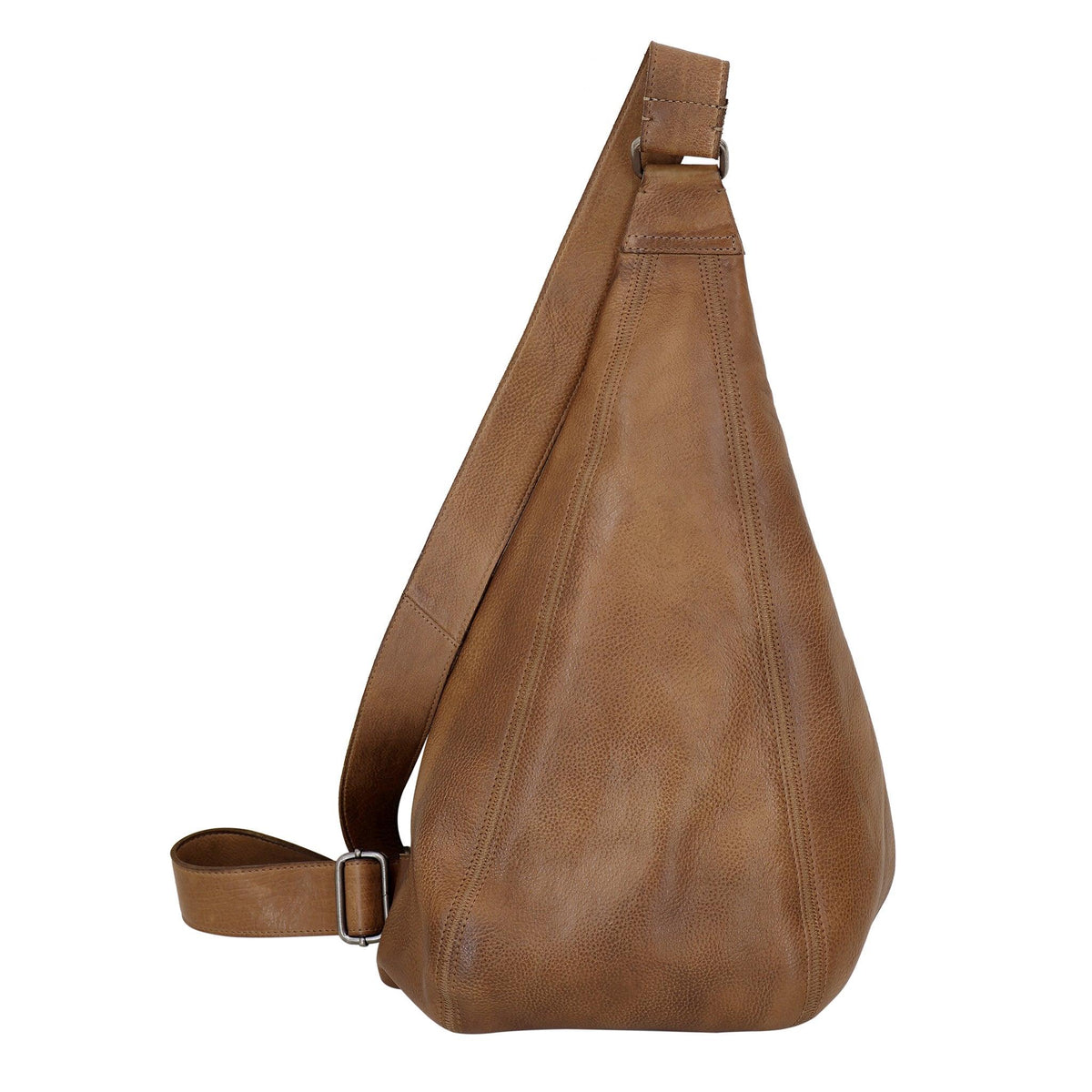 Latico Leathers Hippie Leather Sling/Backpack Cognac
