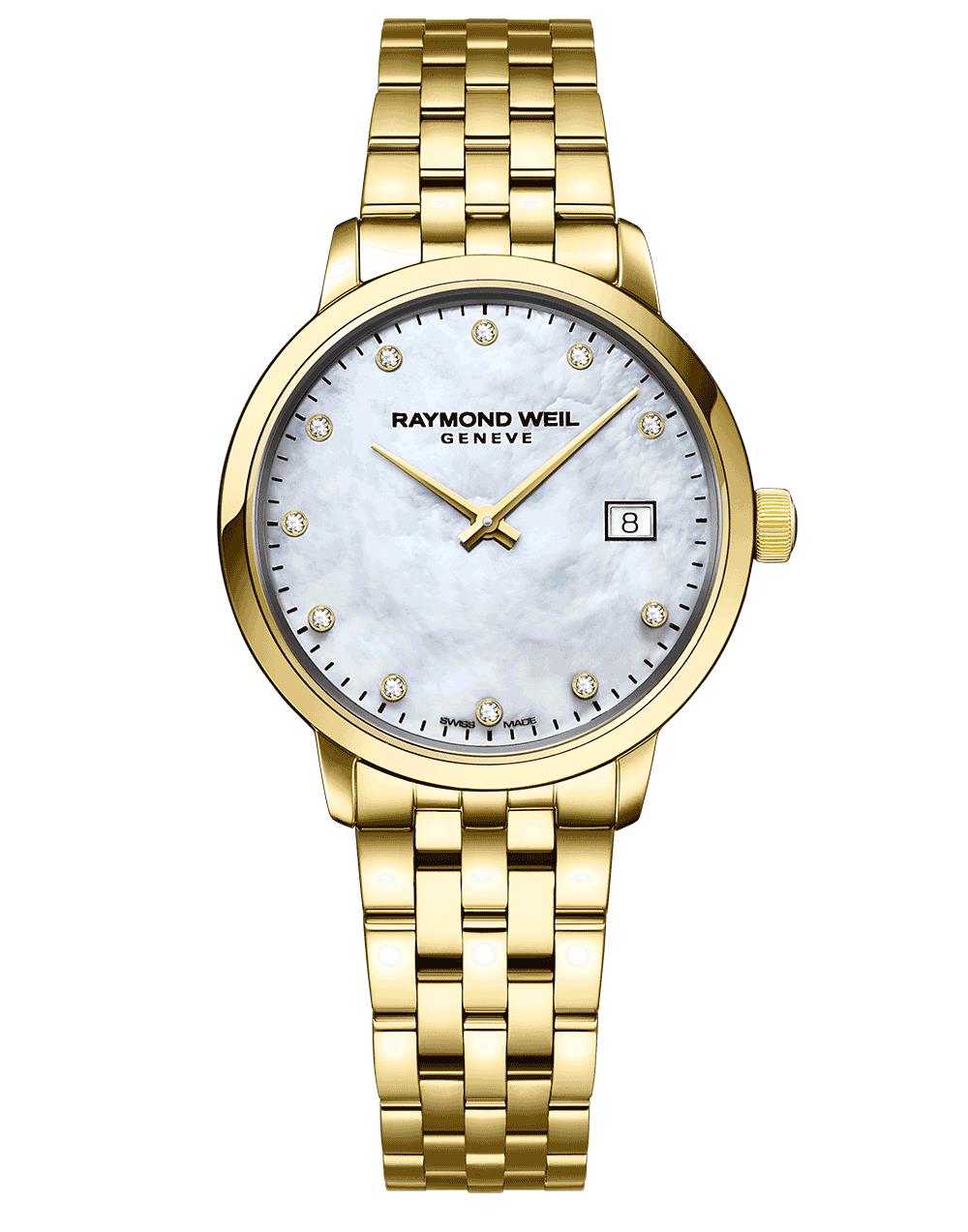 Raymond Weil Toccata Gold Tone Diamond Ladies Watch
