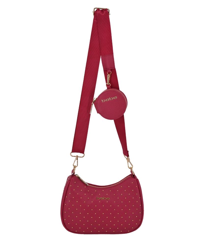 Bebe Sagan Studded Crossbody W/Cp