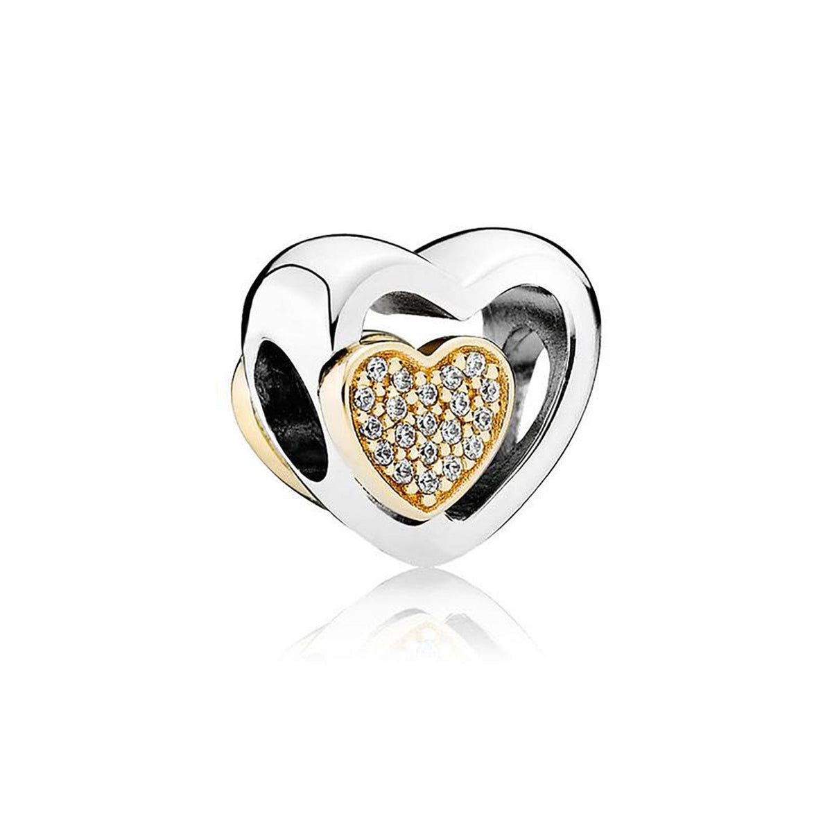 Pandora Joined Together Two Tone Charm