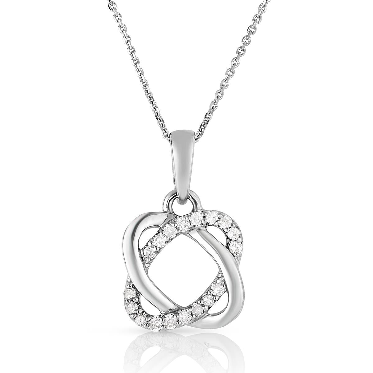 Jilco Inc Diamond Infinity Necklace