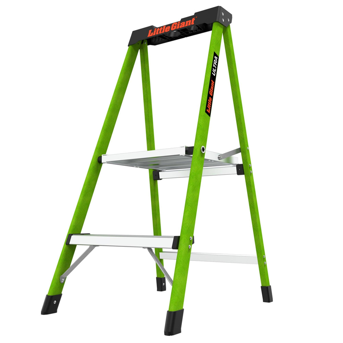 Little Giant ULTRA 2-Step Fiberglass Ladder - ANSI Type IA 300lb Capacity