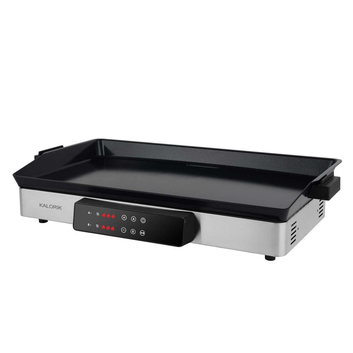 Legacy Kalorik - MAXX 2-in-1 Electric Griddle & Double Cooktop - Stainless Steel