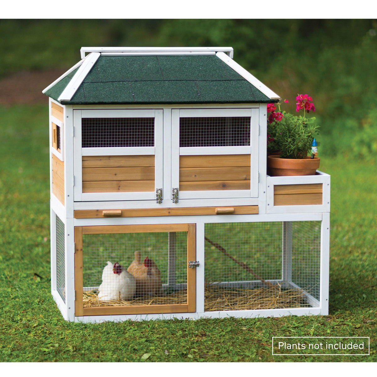 Prevue Pet Products Chicken Coop w/ Herb Planter