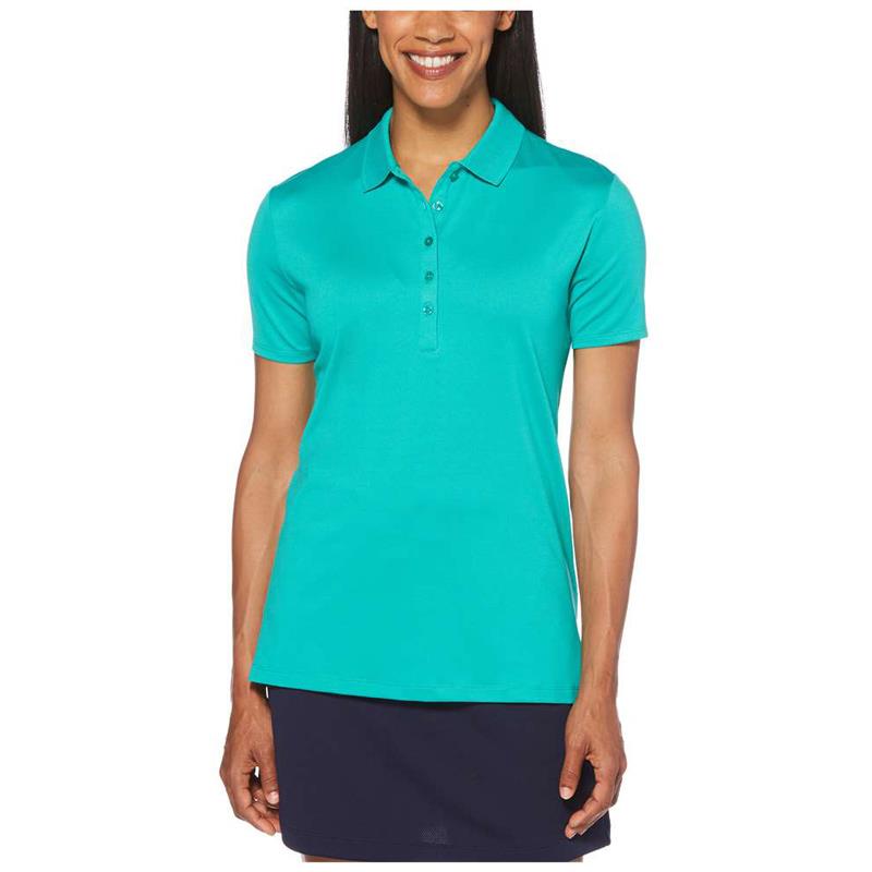 Callaway Womens Opti-Dri Chevron Polo-Quiet Shade-LG