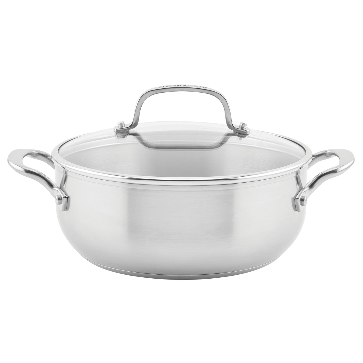 KitchenAid 4qt Stainless Steel 3-Ply Casserole w/ Lid