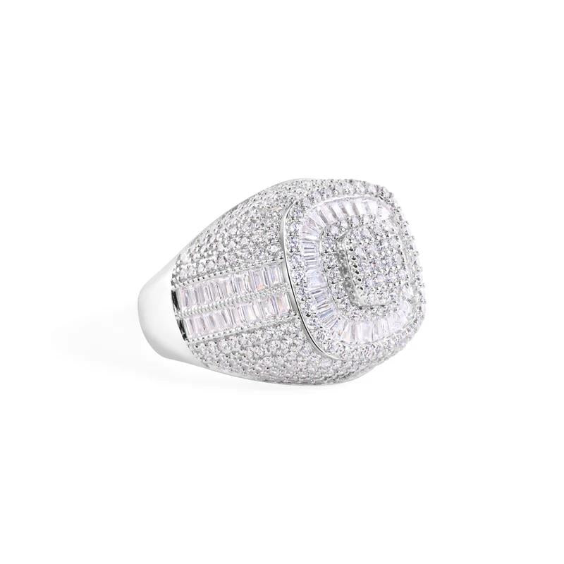 Infinity Luxe Jewelry Collection Men's Statement Square Top Ring